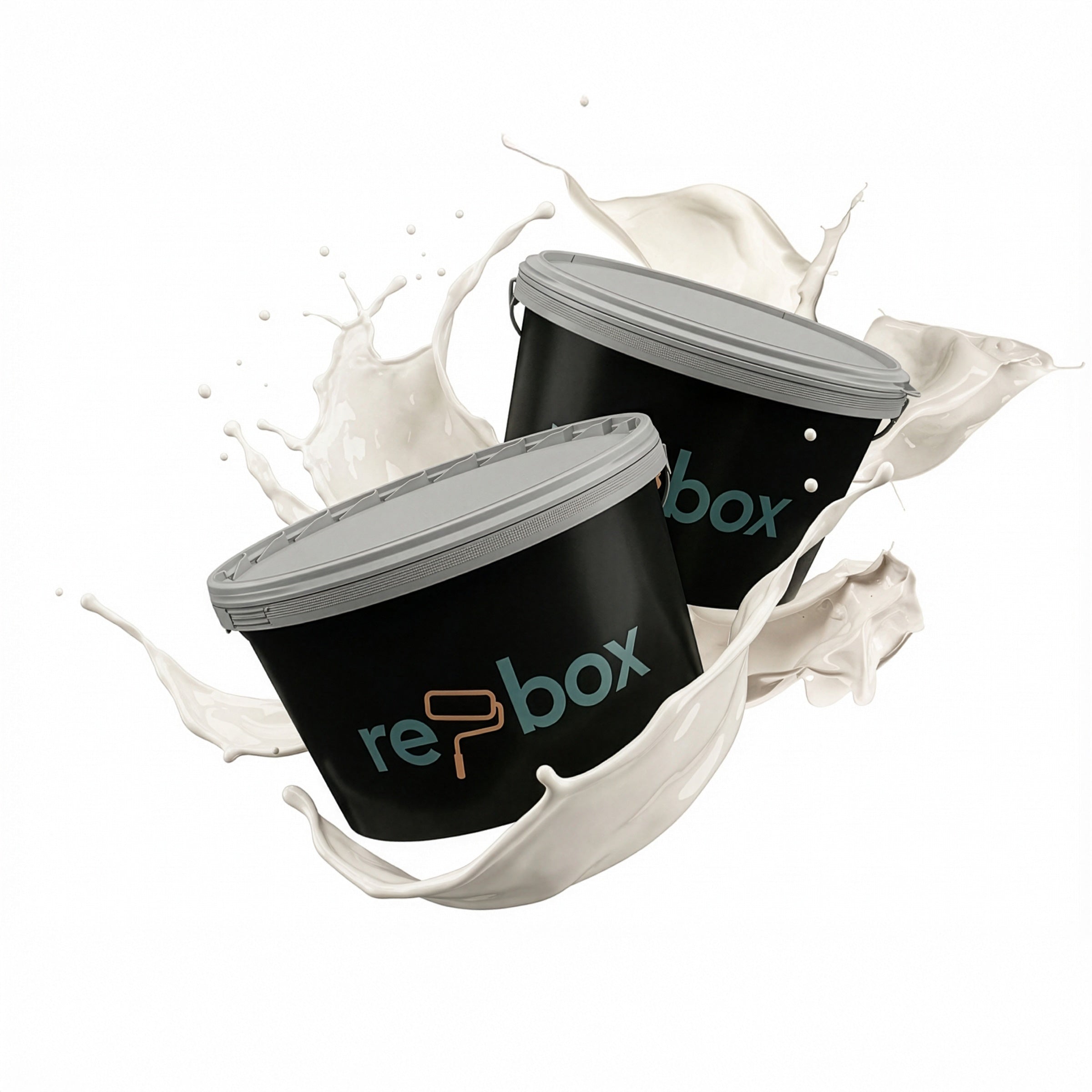 Farbeimer re-box Wandfarbe Blanc Épuré No. 55 in reinem Weiß