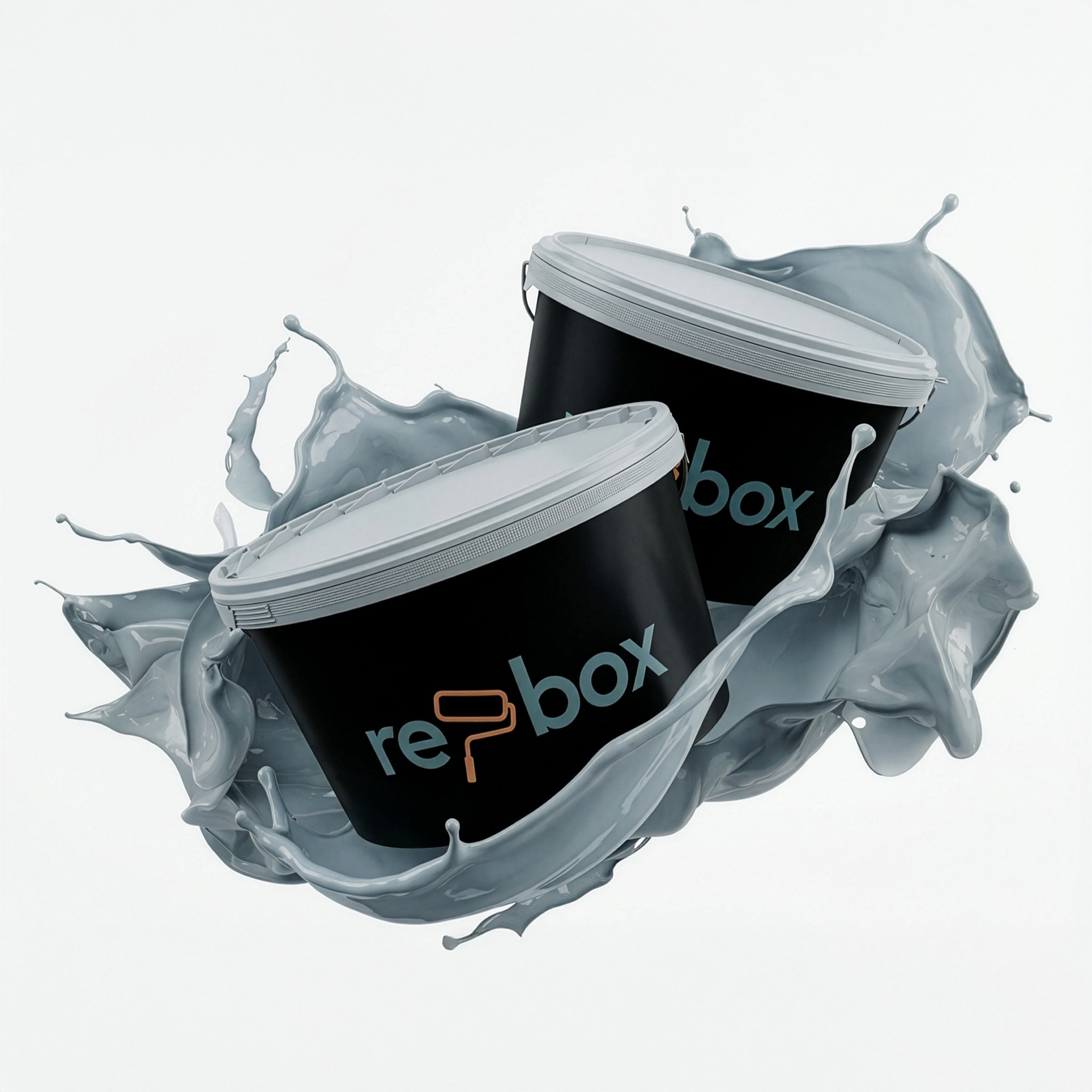 Farbeimer re-box Wandfarbe Dove Horizon No. 26 in sanftem Himmelblau