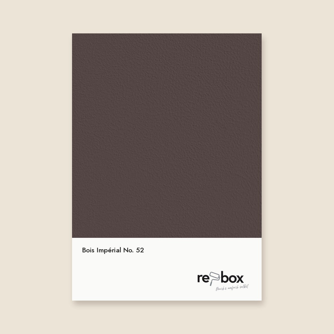 Farbmusterkarte Bois Impérial No. 52 von re-box