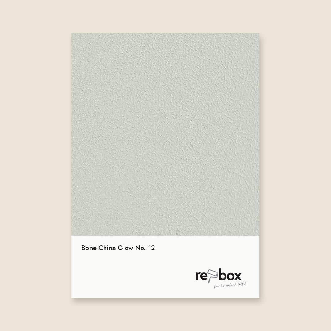 Farbmusterkarte Bone China Glow No. 12 von re-box