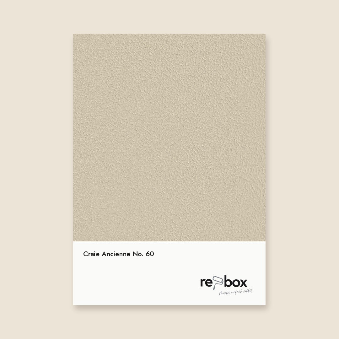 Farbmusterkarte Craie Ancienne No. 60 von re-box