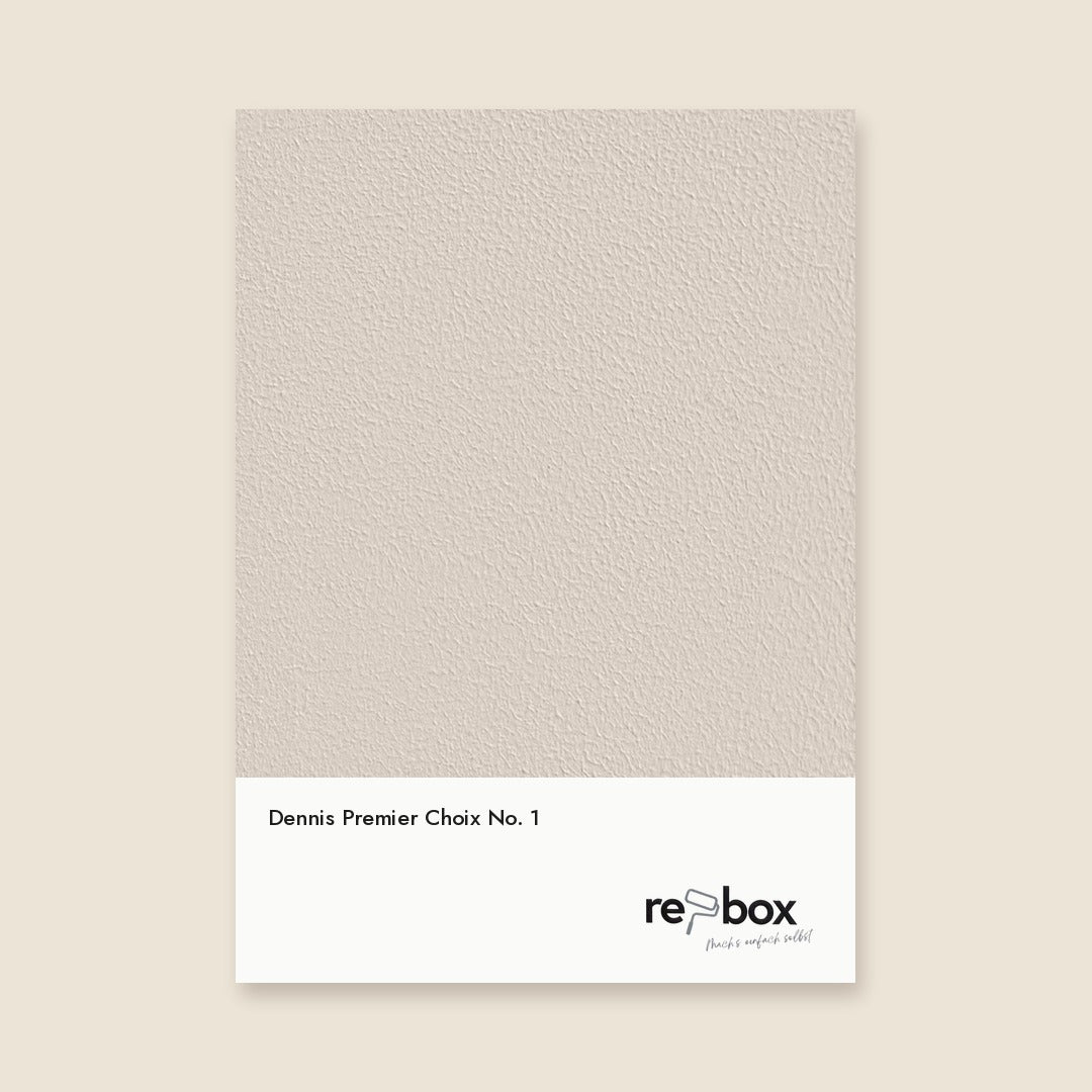 Farbmusterkarte Dennis Premier Choix No. 1 von re-box