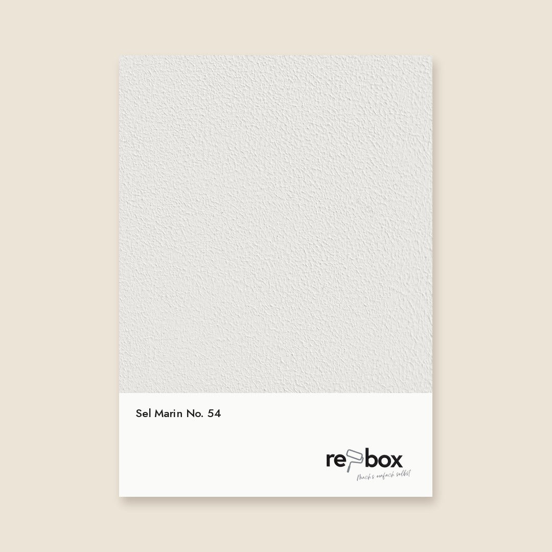 Farbmusterkarte Sel Marin No. 54 von re-box