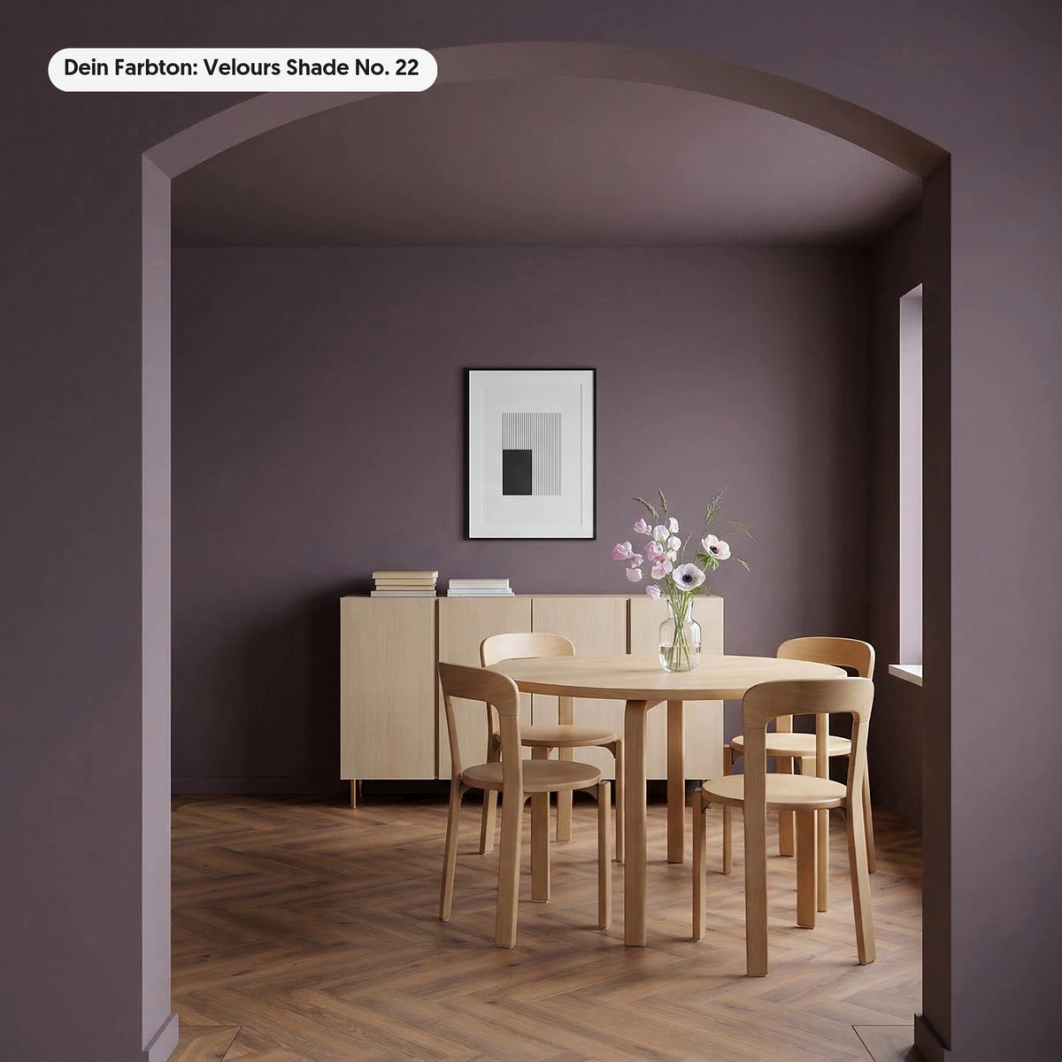 Raum in Velours Shade No. 22