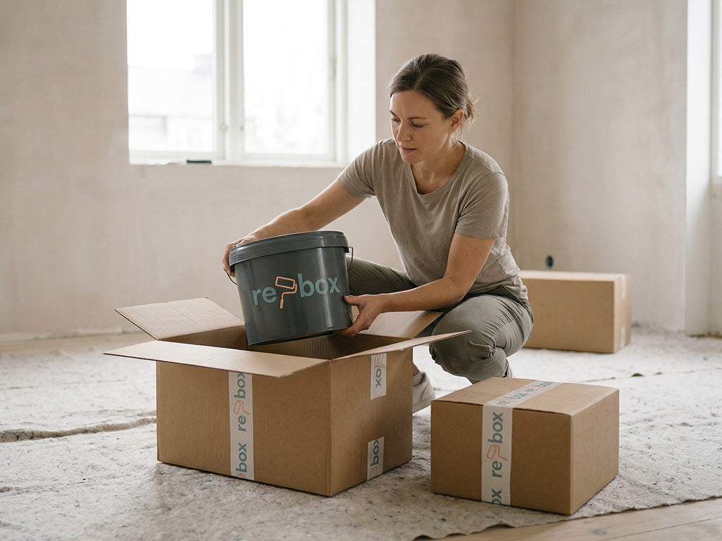 re-box – Unboxing der gelieferten Renovierungsbox