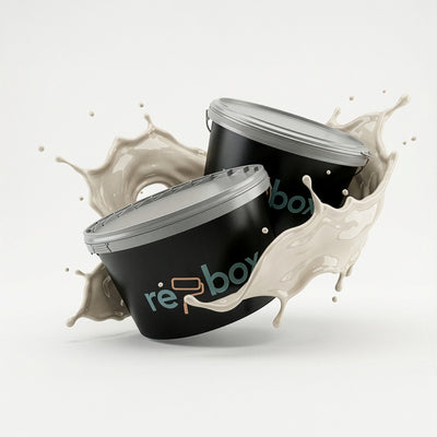 Farbeimer re-box Wandfarbe Lait Vanillé No. 56 in cremigem Vanille-Beige