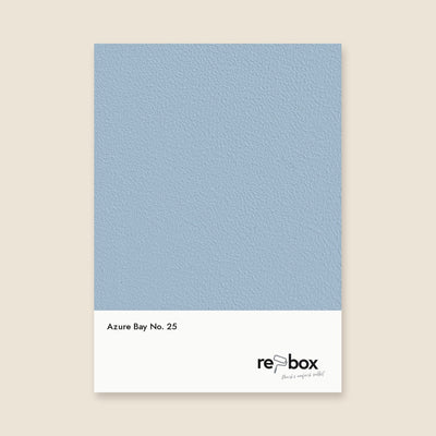 Farbmusterkarte Azure Bay No. 25 von re-box