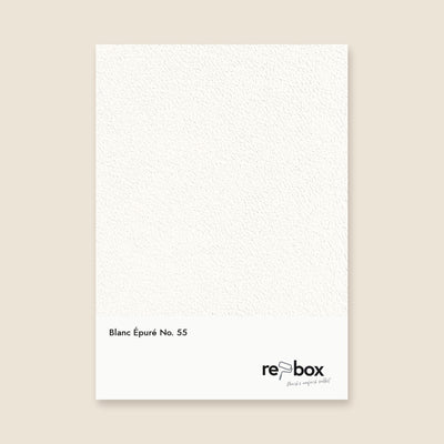 Farbmusterkarte Blanc Épuré No. 55 von re-box