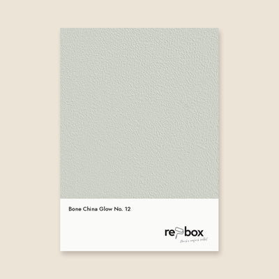 Farbmusterkarte Bone China Glow No. 12 von re-box