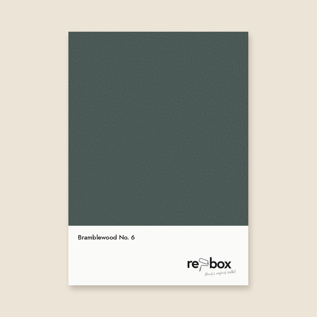 Farbmusterkarte Bramblewood No. 6 von re-box