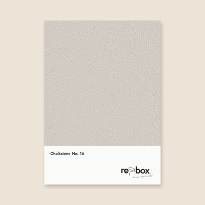 Farbmusterkarte Chalkstone No. 16 von re-box