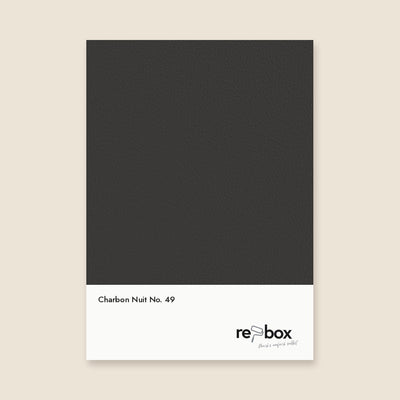 Farbmusterkarte Charbon Nuit No. 49 von re-box