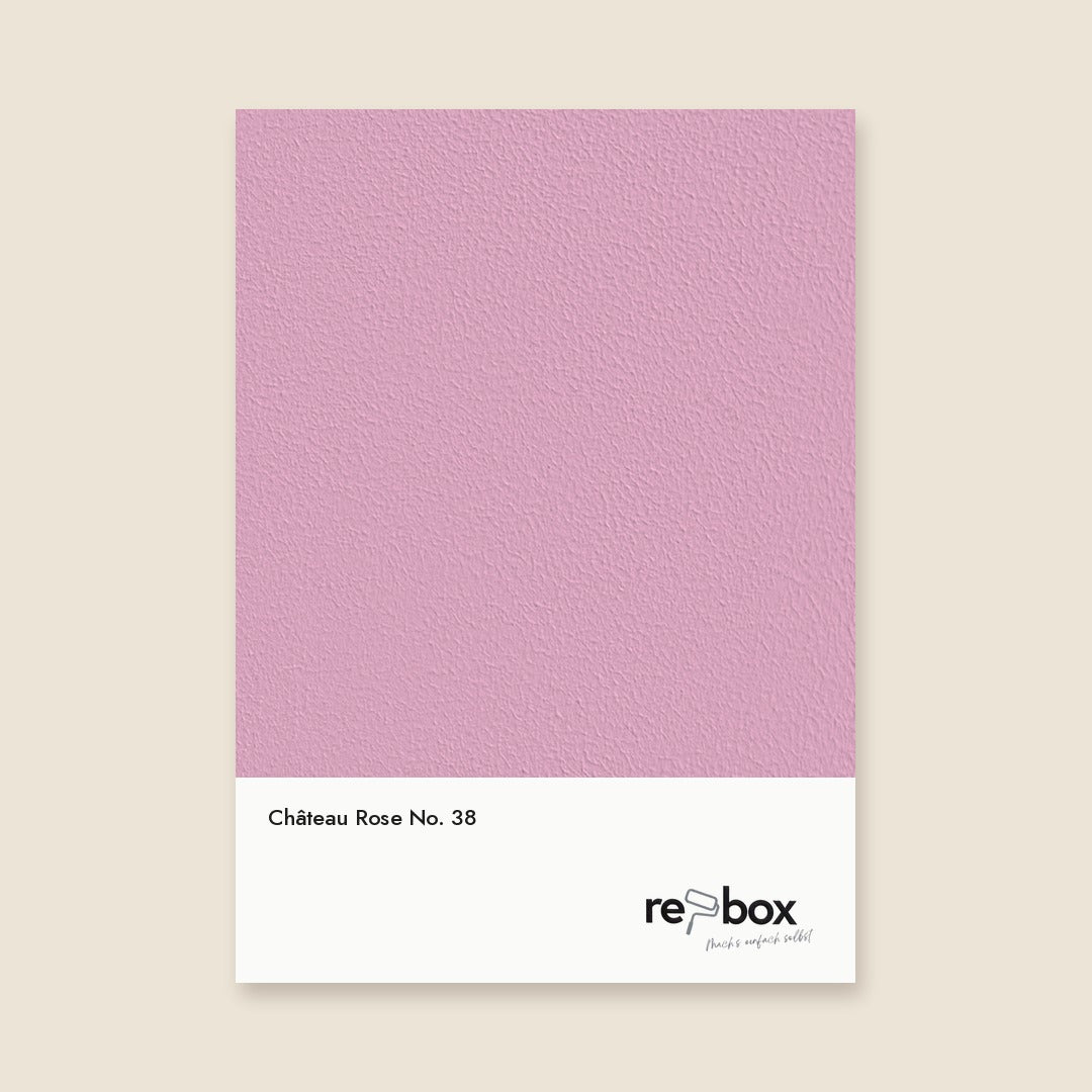 Farbmusterkarte Château Rose No. 38 von re-box