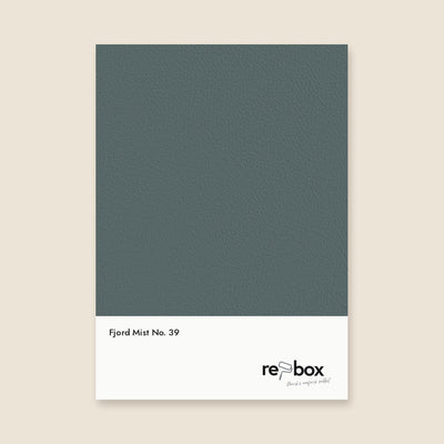 Farbmusterkarte Fjord Mist No. 39 von re-box