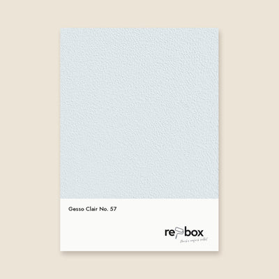 Farbmusterkarte Gesso Clair No. 57 von re-box