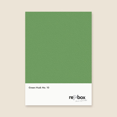 Farbmusterkarte Green Husk No. 10 von re-box
