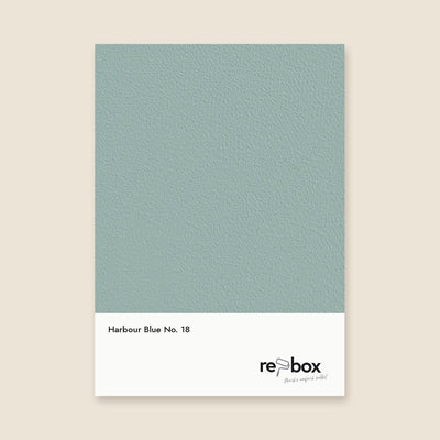 Farbmusterkarte Harbour Blue No. 18 von re-box