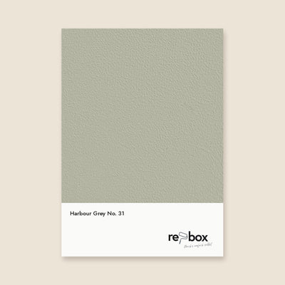Farbmusterkarte Harbour Grey No. 31 von re-box