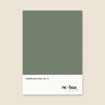 Farbmusterkarte Hearthstone Moss No. 8 von re-box