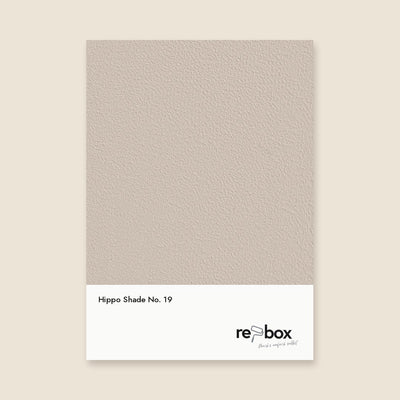 Farbmusterkarte Hippo Shade No. 19 von re-box
