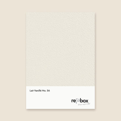 Farbmusterkarte Lait Vanillé No. 56 von re-box