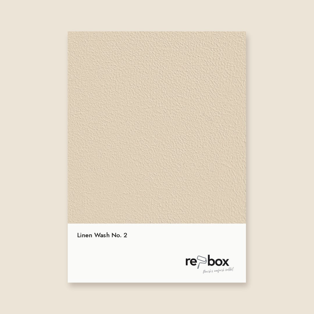 Farbmusterkarte Linen Wash No. 2 von re-box