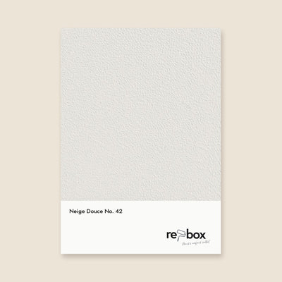 Farbmusterkarte Neige Douce No. 42 von re-box