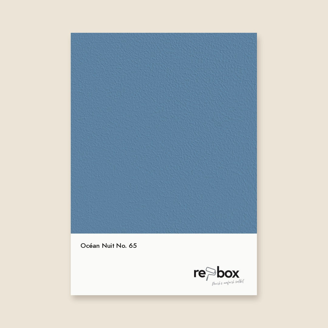 Farbmusterkarte Océan Nuit No. 65 von re-box