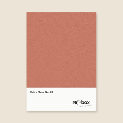 Farbmusterkarte Ochre Flame No. 23 von re-box