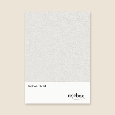 Farbmusterkarte Sel Marin No. 54 von re-box