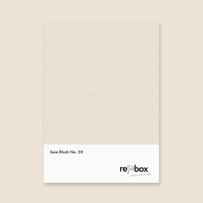 Farbmusterkarte Soie Blush No. 59 von re-box