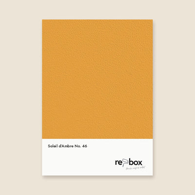 Farbmusterkarte Soleil d’Ambre No. 46 von re-box