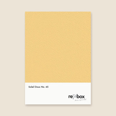 Farbmusterkarte Soleil Doux No. 45 von re-box
