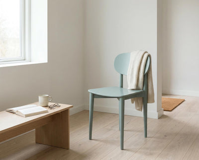 Möbelstück gestaltet – re-box Lack Harbour Blue No. 18, seidenglänzend, Farbton frisches Meeresblau, für Möbel & Holz