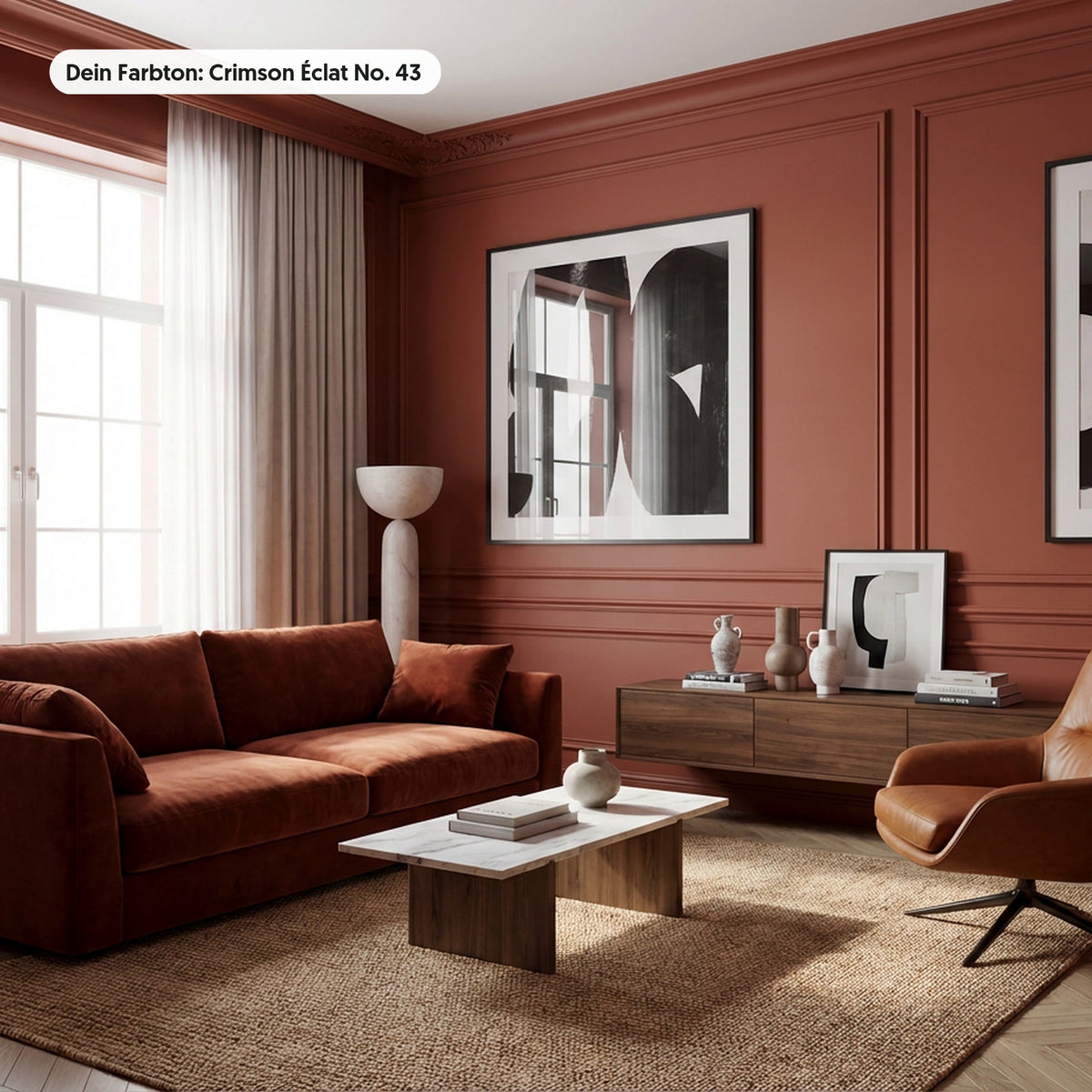 Raum in Crimson Éclat No. 43