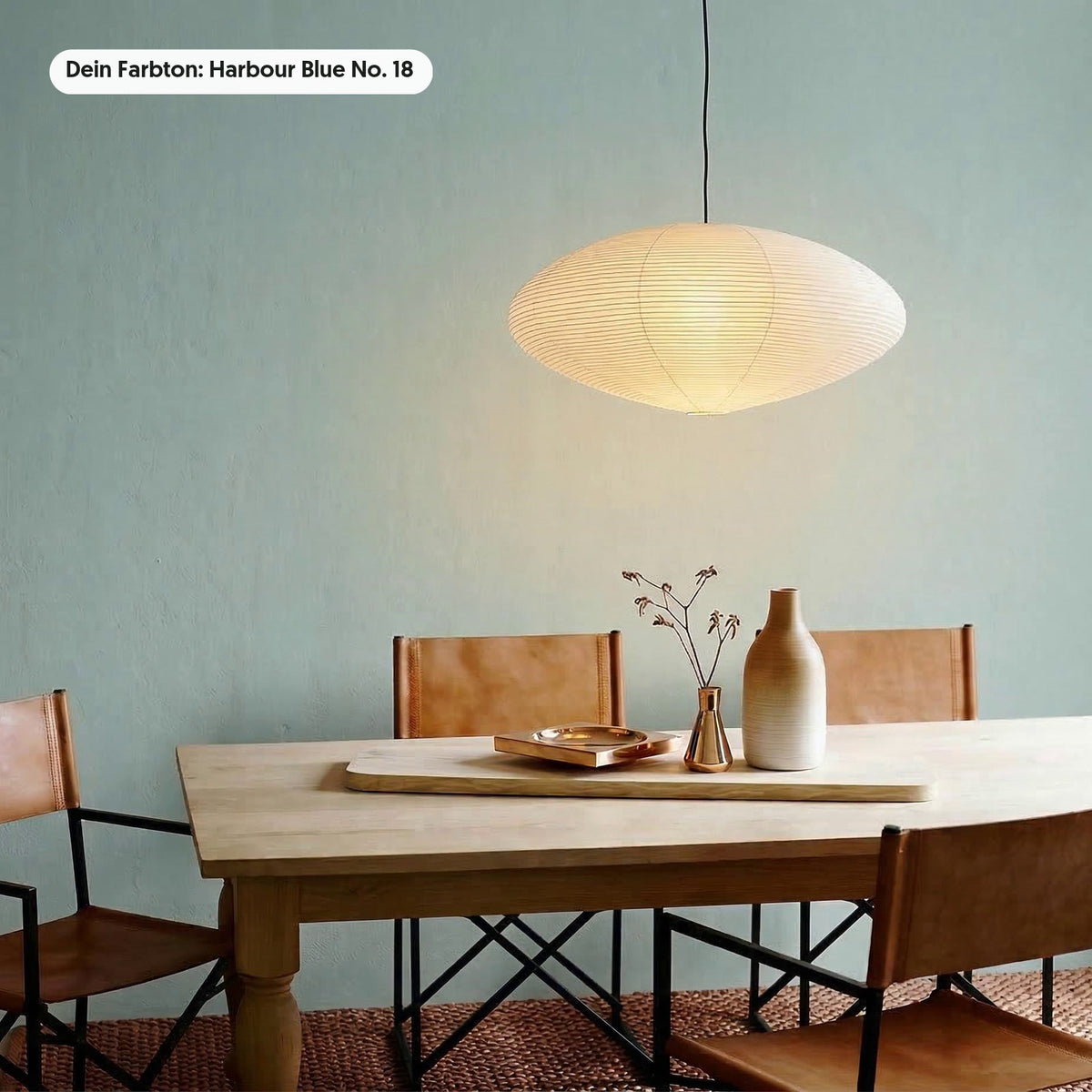 Raum in Harbour Blue No. 18