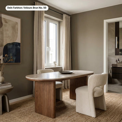 Raum in Velours Brun No. 50
