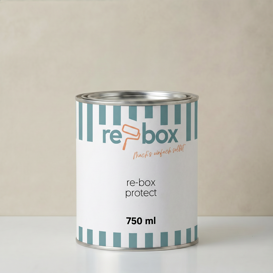 re-box protect – transparenter Schutzlack für strapazierfähige, langlebige Oberflächen